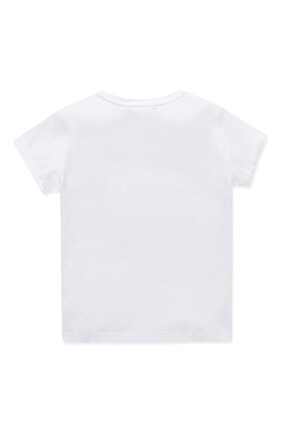 Glitter Logo Print T-Shirt